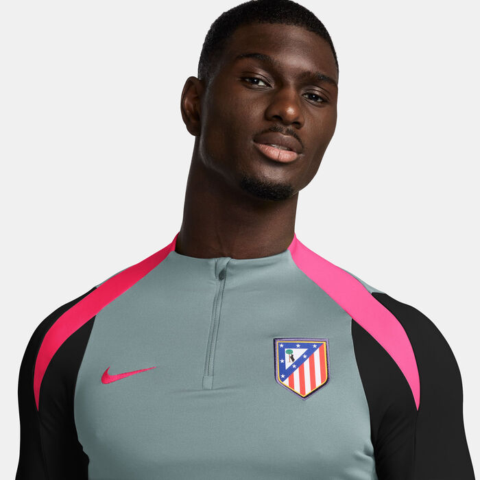 Nike Men's Strike Dri-FIT 1/2-Zip Football Drill Top Blue Nike Men's Strike Dri-FIT 1/2-Zip Football Drill Top Blue image number 2