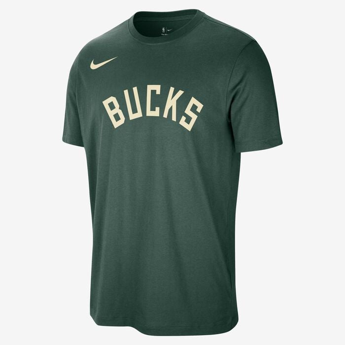 Nike Men's NBA Milwaukee Bucks Essentials T-Shirt Green Nike Men's NBA Milwaukee Bucks Essentials T-Shirt Green image number 0