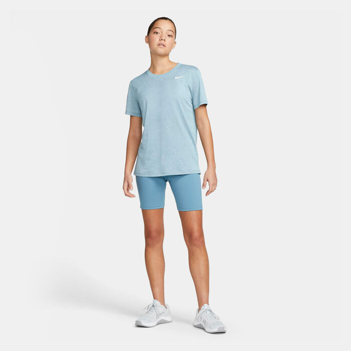Nike Women's Dri-FIT T-Shirt Blue image number 2