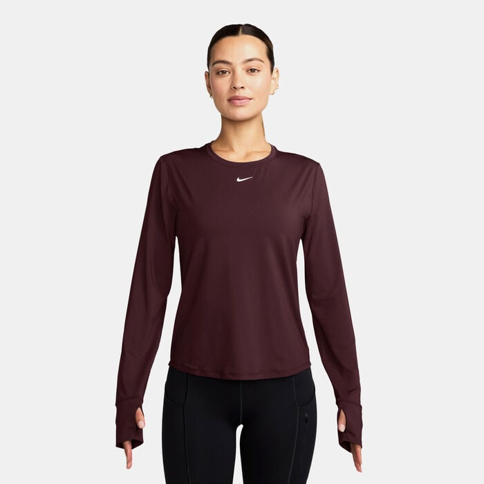 Nike Women's One Classic Dri-FIT Training T-Shirt Pink Nike Women's One Classic Dri-FIT Training T-Shirt Pink image number 0