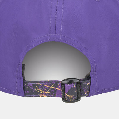 New Era Men's Los Angeles Lakers Print Infill 9FORTY Cap Purple