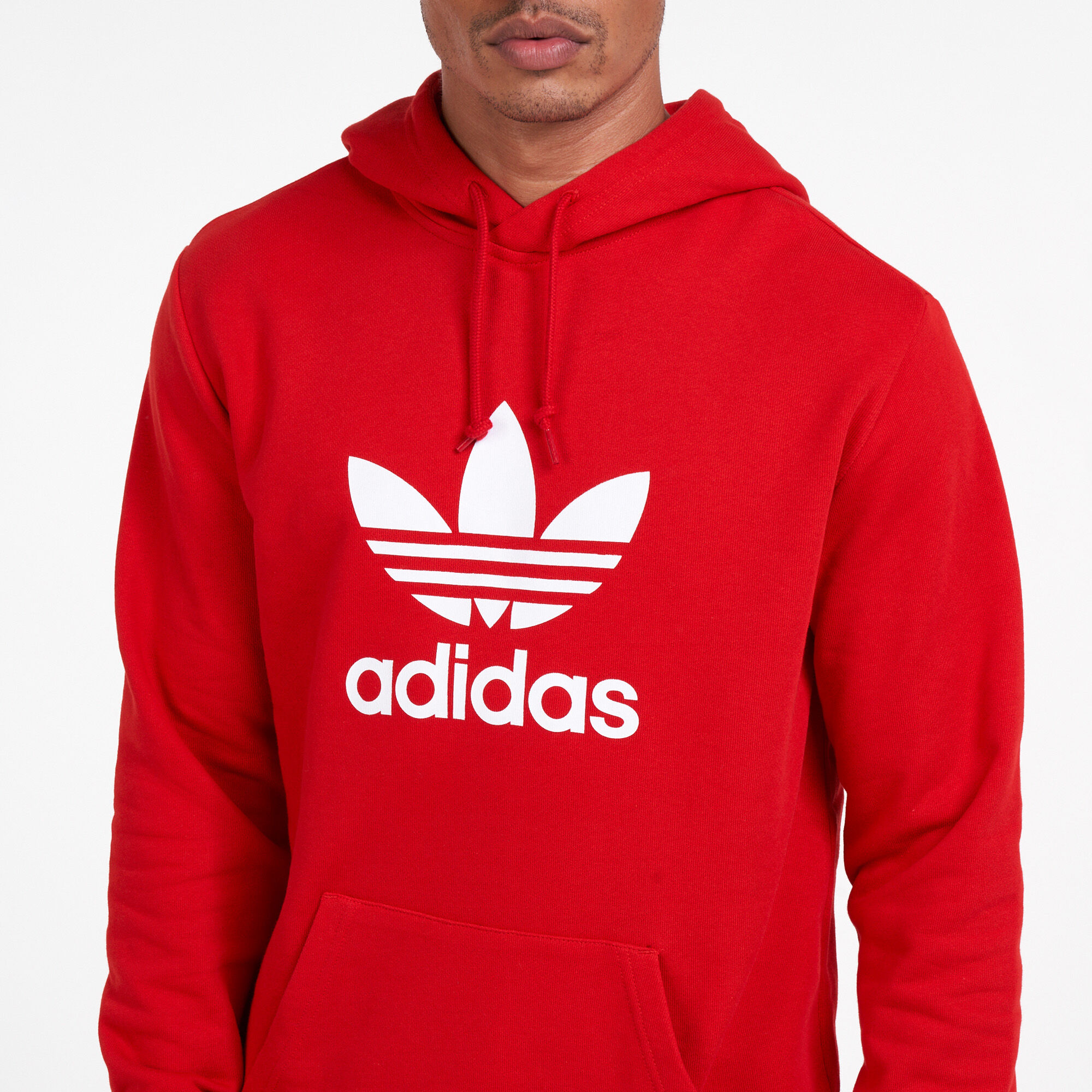 Adidas men's trefoil online sweatshirt