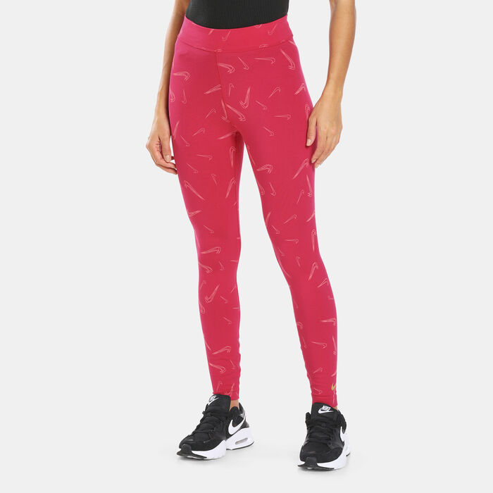Nike Women's Sportswear Allover Print Leggings Red Nike Women's Sportswear Allover Print Leggings Red image number 0