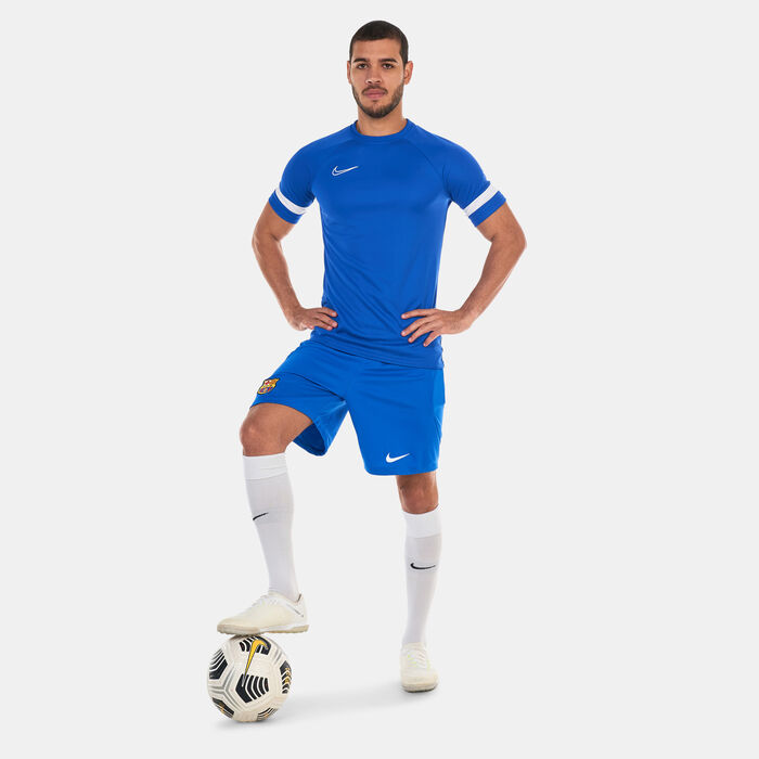 Nike Men's Dri-FIT F.C. Barcelona Stadium Away Football Shorts - 2023/24 Blue Nike Men's Dri-FIT F.C. Barcelona Stadium Away Football Shorts - 2023/24 Blue image number 2