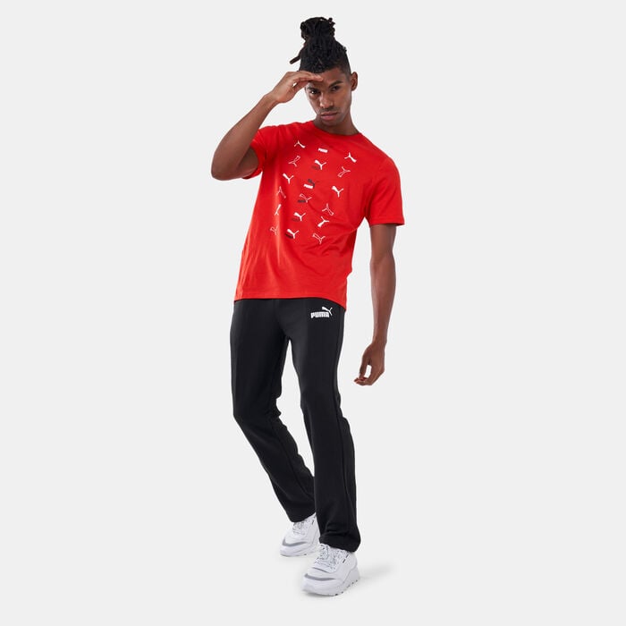 PUMA Men's Essentials Logo Sweatpants Black PUMA Men's Essentials Logo Sweatpants Black image number 2