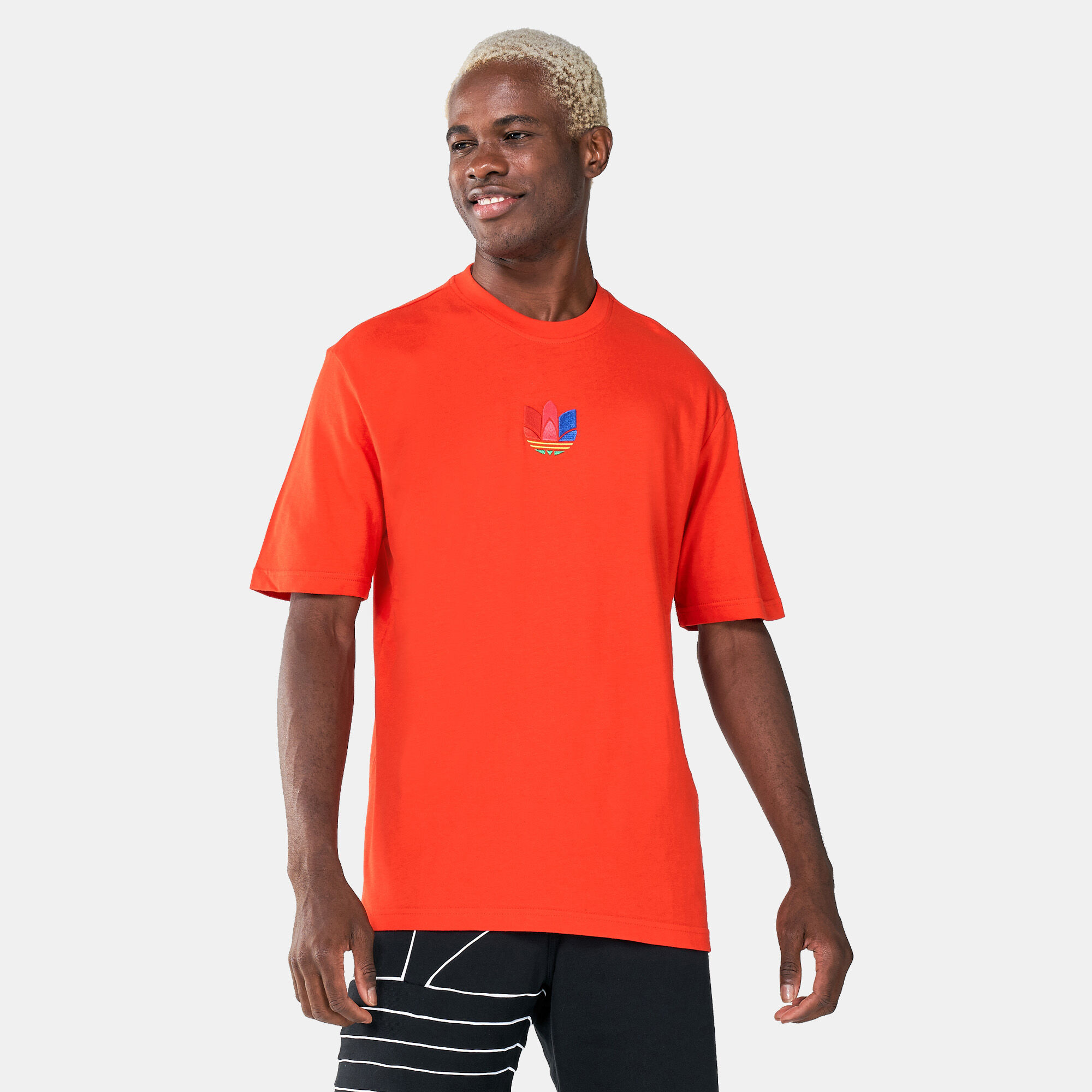 Men s 3D Trefoil Graphic T Shirt