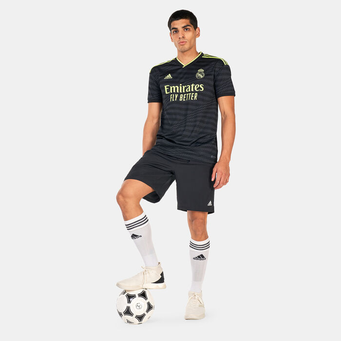 adidas Men's Real Madrid Third Jersey - 2022/23 Black adidas Men's Real Madrid Third Jersey - 2022/23 Black image number 2
