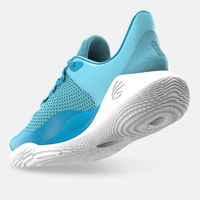 Under Armour Curry 11 Mouthguard Shoes Blue Under Armour Curry 11 Mouthguard Shoes Blue image number 2