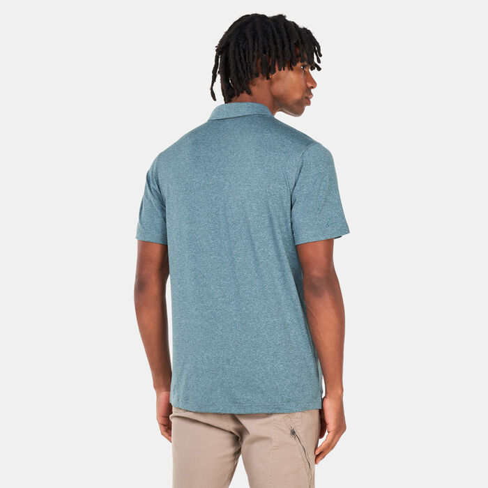Columbia Men's Tech Trail™ Polo T-Shirt Green Columbia Men's Tech Trail™ Polo T-Shirt Green image number 1