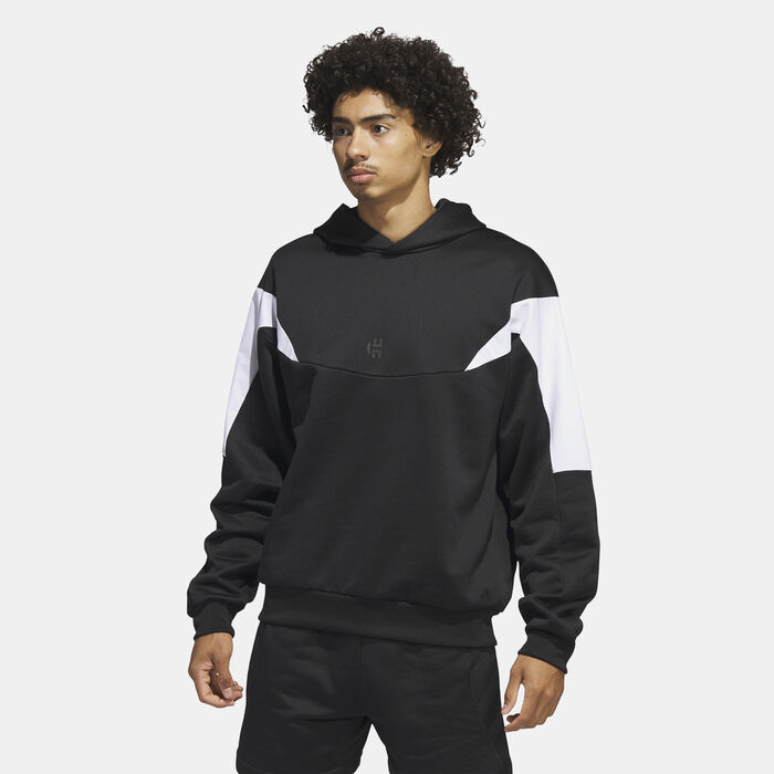 adidas Originals Men's Harden Travel Basketball Hoodie Black image number 0