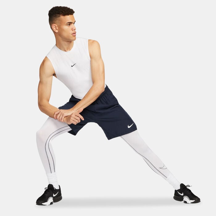 Nike Men's Pro Dri-FIT Fitness Top White Nike Men's Pro Dri-FIT Fitness Top White image number 2