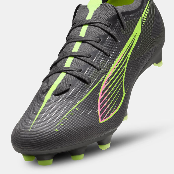 PUMA Men's Ultra 5 Match Firm Ground/Artificial Ground Football Shoes yellow image number 4