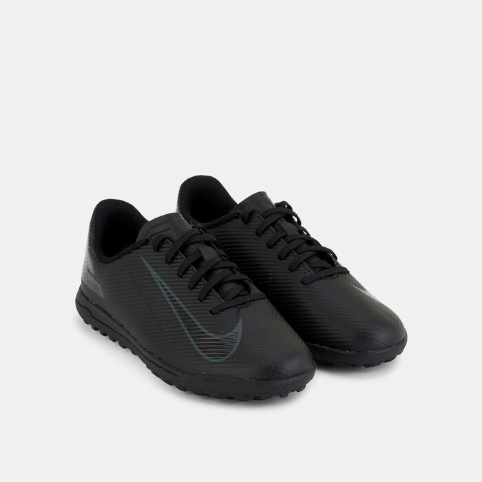 Nike Kids' Mercurial Vapor 16 Club Turf Ground Football Shoes Black Nike Kids' Mercurial Vapor 16 Club Turf Ground Football Shoes Black image number 1