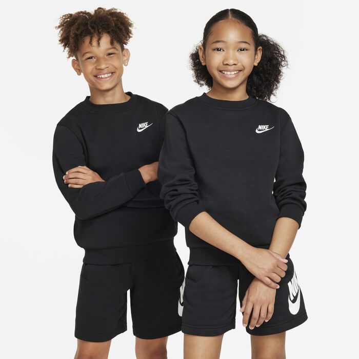 Nike Kids' Sportswear Club Fleece Sweatshirt Black image number 0
