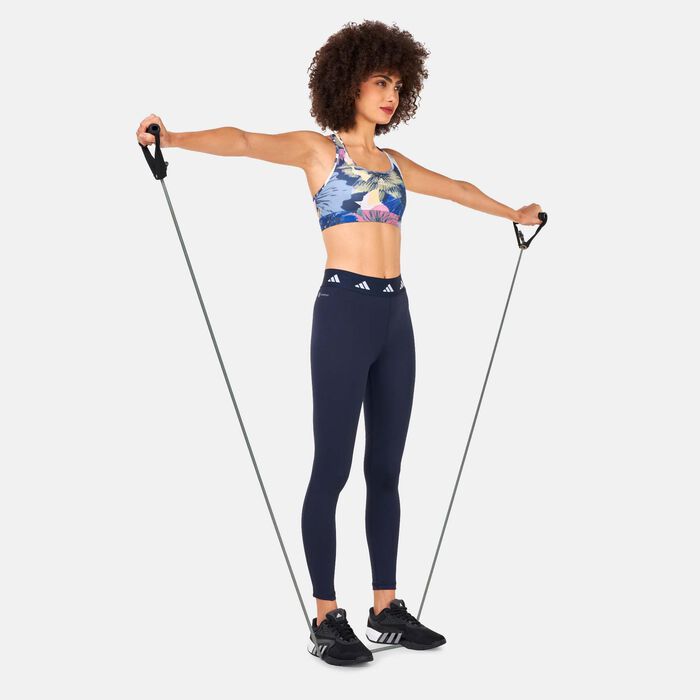 adidas Women's Powerreact Training Medium-Support Sports Bra Pink adidas Women's Powerreact Training Medium-Support Sports Bra Pink image number 2