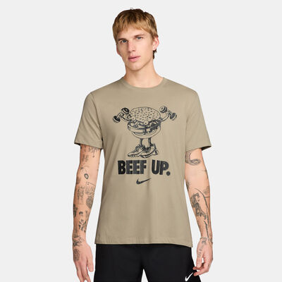 Nike Men's Dri-FIT Training T-Shirt Brown