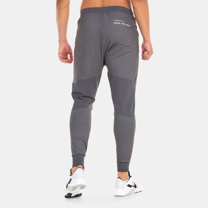 SQUATWOLF Men's Statement Ribbed Flex Joggers Black SQUATWOLF Men's Statement Ribbed Flex Joggers Black image number 1