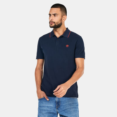 Timberland Men's Millers River Polo Shirt Blue Timberland Men's Millers River Polo Shirt Blue