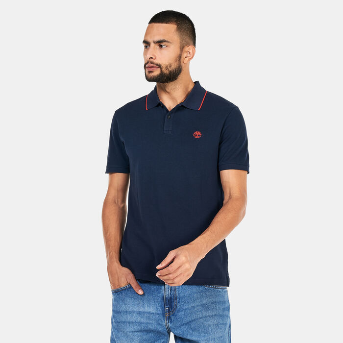 Timberland Men's Millers River Polo Shirt Blue Timberland Men's Millers River Polo Shirt Blue image number 0