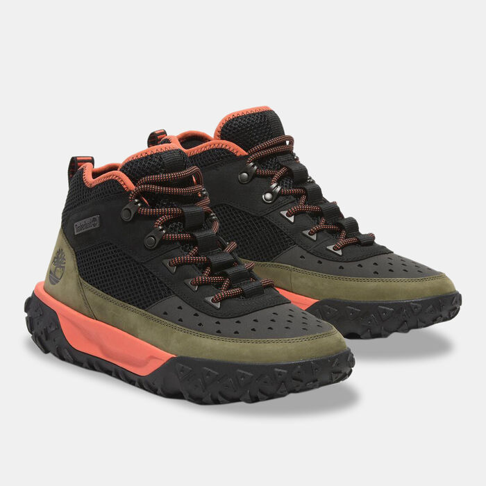Timberland Men's GreenStride Motion 6 Mid Hiking Shoes Black Timberland Men's GreenStride Motion 6 Mid Hiking Shoes Black image number 1