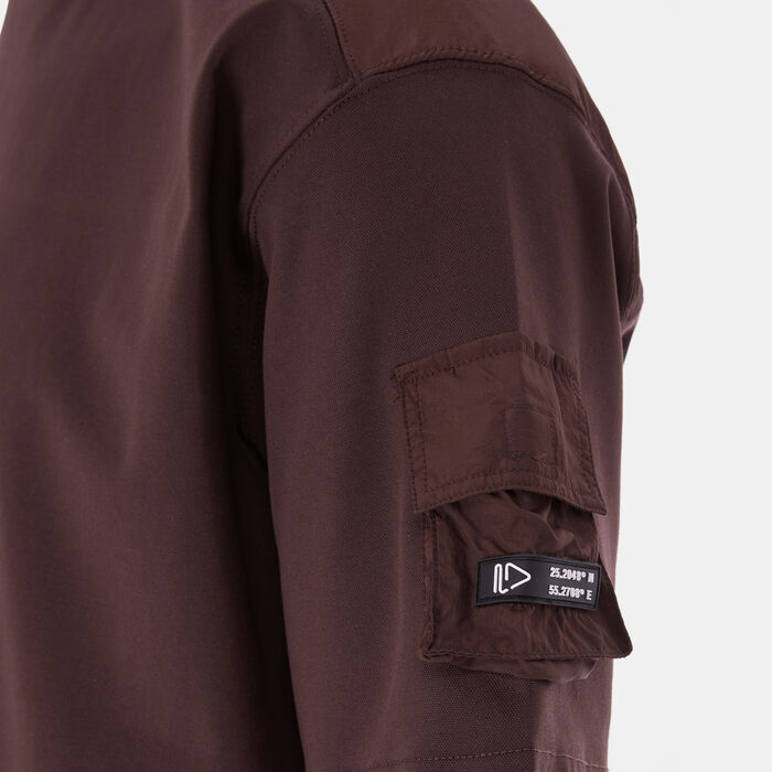 Sun and Sand Sports Men's Hybrid T-Shirt Brown Sun and Sand Sports Men's Hybrid T-Shirt Brown image number 2