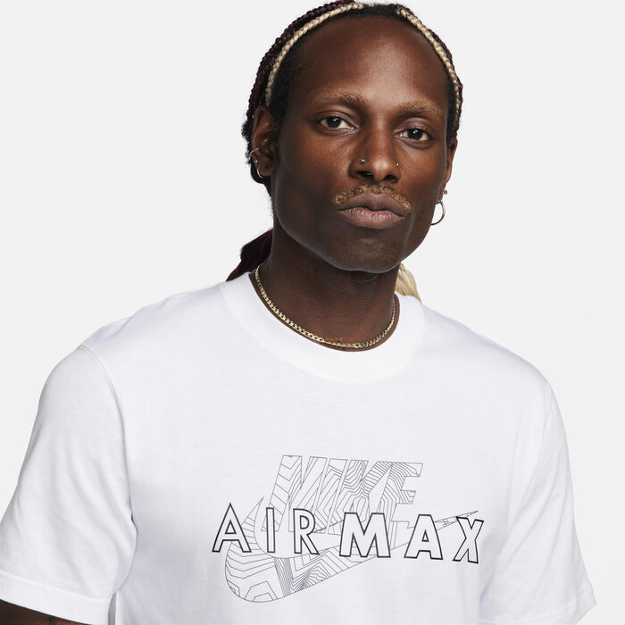 Nike Men's Air Max T-Shirt White Nike Men's Air Max T-Shirt White image number 2