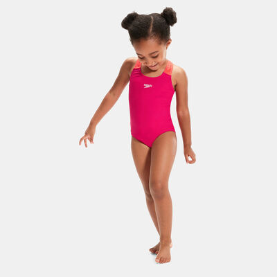 Speedo Kids' Medalist One-Piece Swimsuit (Baby and Toddler) Pink Speedo Kids' Medalist One-Piece Swimsuit (Baby and Toddler) Pink