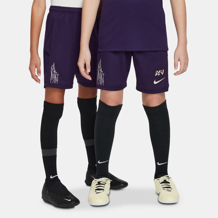 Nike Kids' Kylian Mbappe Dri-FIT Academy25 Football Shorts Purple Nike Kids' Kylian Mbappe Dri-FIT Academy25 Football Shorts Purple image number 0