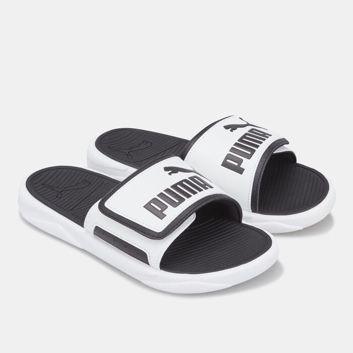 PUMA Men's Royalcat Comfort Slides White image number 0
