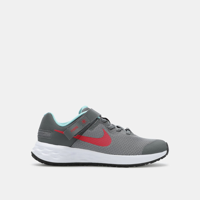 Nike Kids' Revolution 6 FlyEase Shoe Grey image number 0