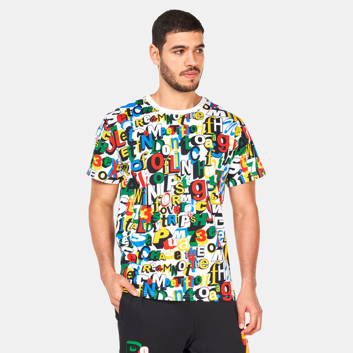 PUMA Men's Trash Talk Basketall T-Shirt Multi-Color PUMA Men's Trash Talk Basketall T-Shirt Multi-Color image number 0