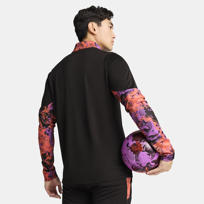 PUMA Men's individualCUP 1/4-Zip Football Top Black image number 1