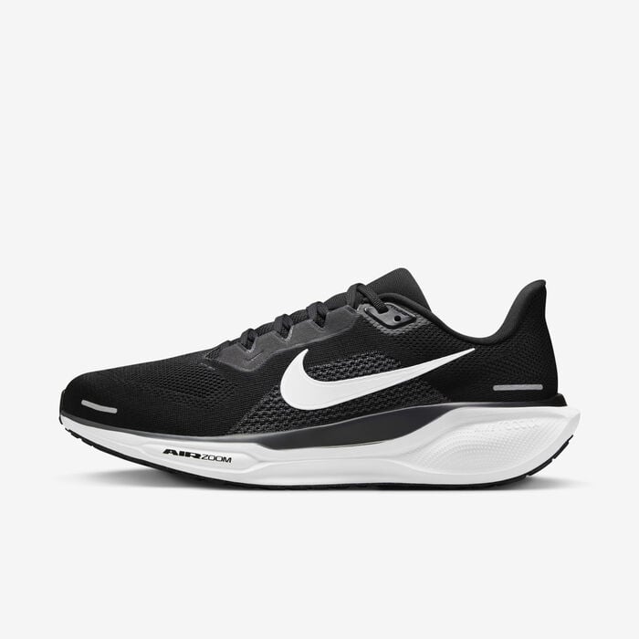 Nike Men's Pegasus 41 Road Running Shoes (Extra Wide) Black Nike Men's Pegasus 41 Road Running Shoes (Extra Wide) Black image number 0