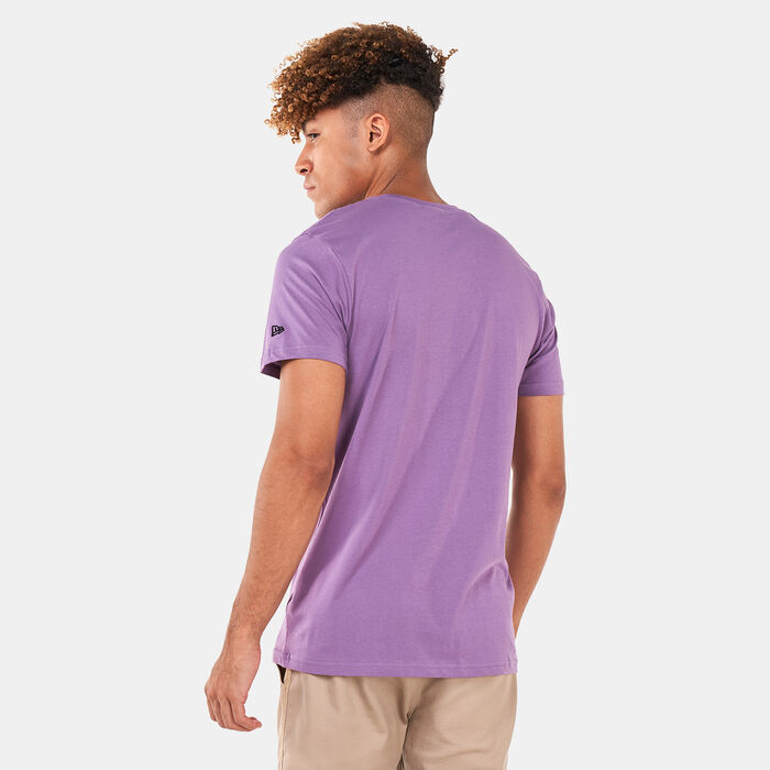 New Era Men's LA Dodgers MLB Team Logo T-Shirt Purple New Era Men's LA Dodgers MLB Team Logo T-Shirt Purple image number 1