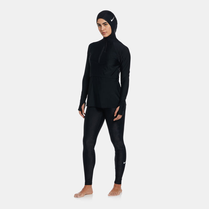 Nike Swim Women's Full Coverage Swimming Tunic Black Nike Swim Women's Full Coverage Swimming Tunic Black image number 2