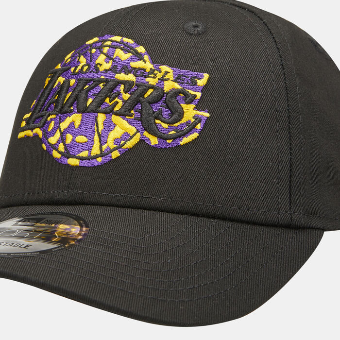 New Era Men's Seasonal Infill 9FORTY Los Angeles Lakers Cap Black New Era Men's Seasonal Infill 9FORTY Los Angeles Lakers Cap Black image number 2