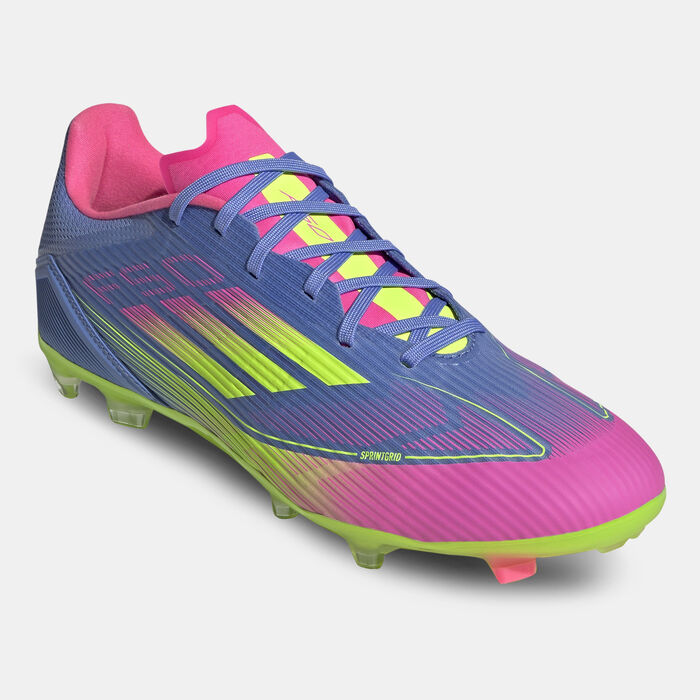 adidas Men's F50 League Firm/Multi-Ground Football Shoes Pink adidas Men's F50 League Firm/Multi-Ground Football Shoes Pink image number 1