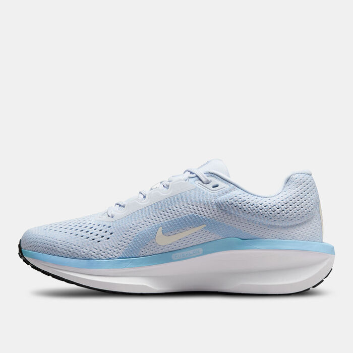 Nike Women's Winflo 11 Road Running Shoes Blue Nike Women's Winflo 11 Road Running Shoes Blue image number 2