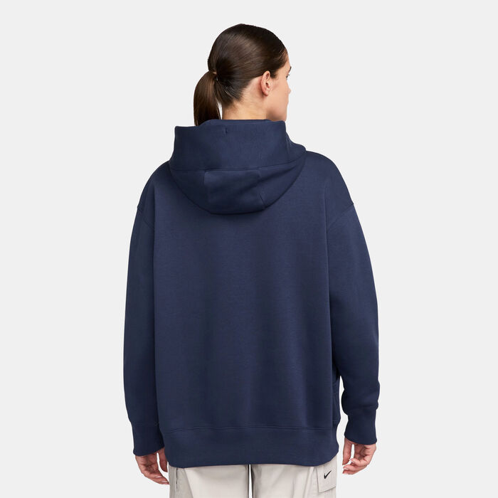 Nike Women's Sportswear Phoenix Fleece Hoodie Blue image number 1