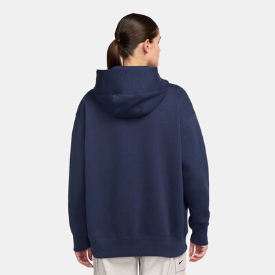 Nike Women's Sportswear Phoenix Fleece Hoodie Blue Nike Women's Sportswear Phoenix Fleece Hoodie Blue
