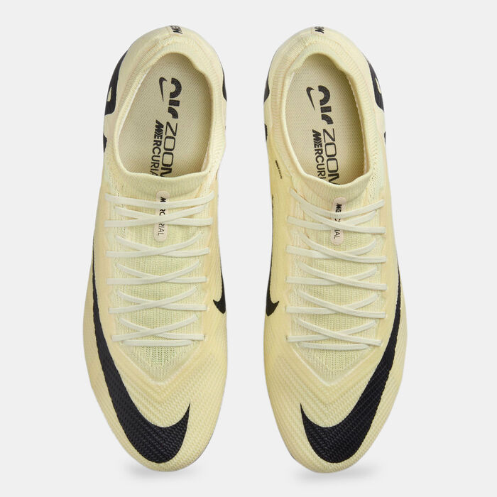 Nike Men's Mercurial Vapor 15 Pro Firm-Ground Football Shoes Ivory Nike Men's Mercurial Vapor 15 Pro Firm-Ground Football Shoes Ivory image number 4
