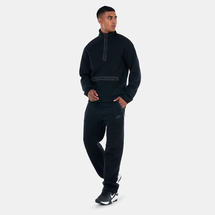 Nike Men's Sportswear Tech Fleece 1/2-Zip Sweatshirt Black Nike Men's Sportswear Tech Fleece 1/2-Zip Sweatshirt Black image number 2