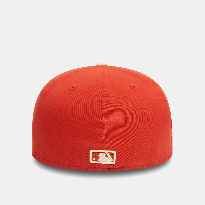 New Era Men's MLB Oakland Athletics Side Patch 59FIFTY Cap Orange New Era Men's MLB Oakland Athletics Side Patch 59FIFTY Cap Orange image number 1