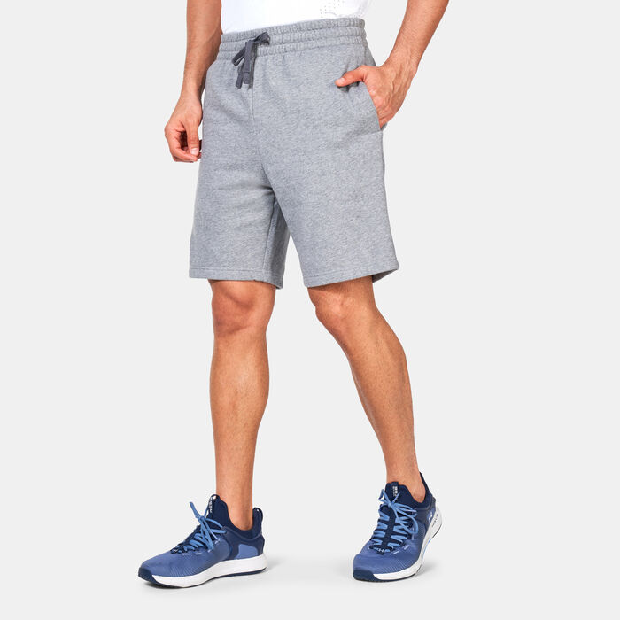 Under Armour Men's UA Rival Fleece Shorts Grey Under Armour Men's UA Rival Fleece Shorts Grey image number 0