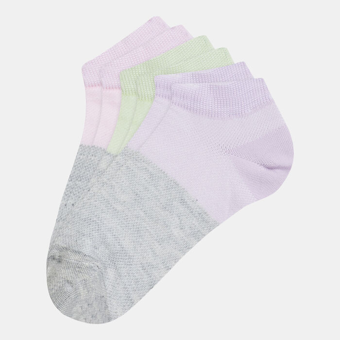 Sun and Sand Sports Women's Lightweight Ankle Socks (3 Pack) - S/M Pink Sun and Sand Sports Women's Lightweight Ankle Socks (3 Pack) - S/M Pink image number 0