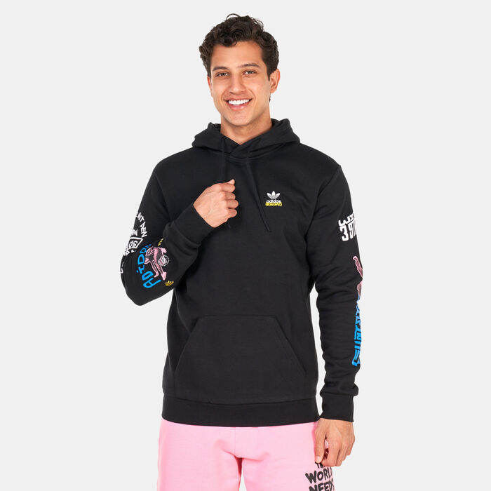 adidas Originals Men's Graphic Fun Hoodie Black image number 0