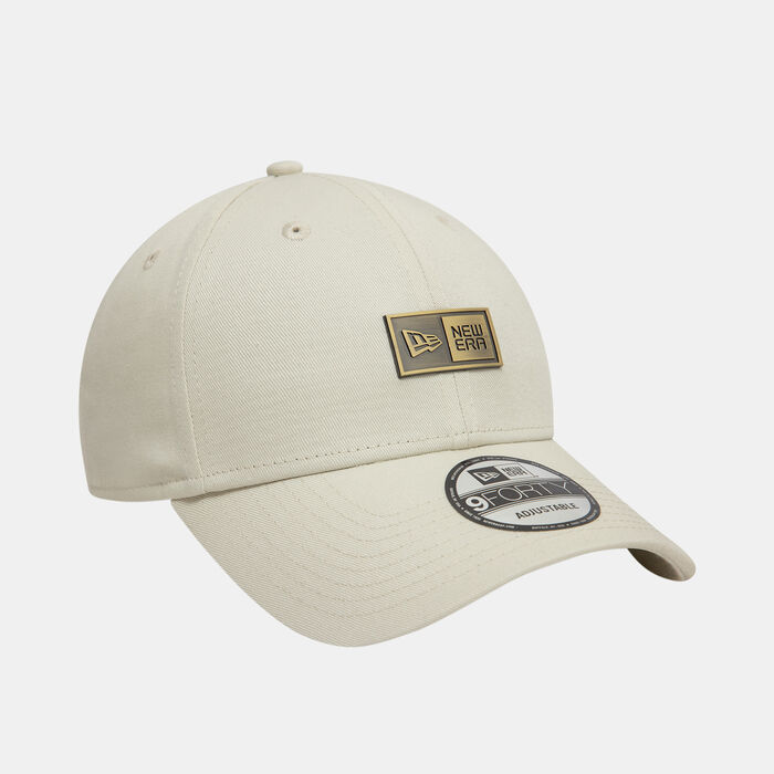 New Era Men's Badge 9FORTY Adjustable Cap Beige image number 2