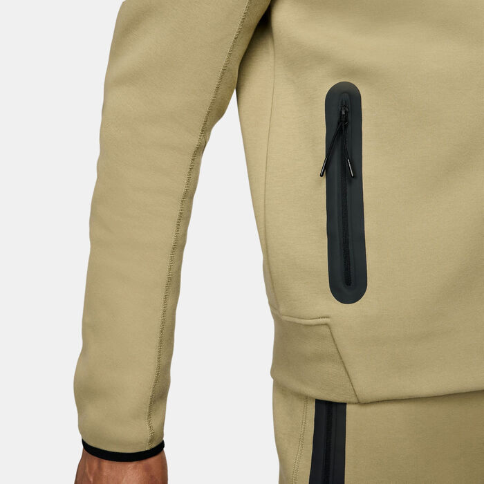 Nike Men's Sportswear Tech Fleece Windrunner Full-Zip Hoodie Green Nike Men's Sportswear Tech Fleece Windrunner Full-Zip Hoodie Green image number 3