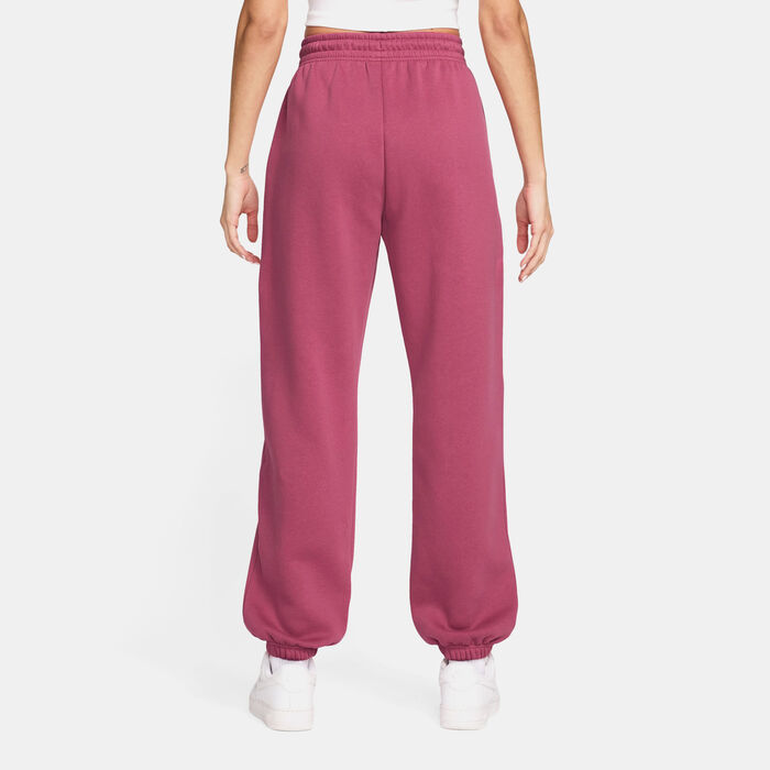Nike Women's Sportswear Phoenix Fleece Sweatpants Red Nike Women's Sportswear Phoenix Fleece Sweatpants Red image number 1