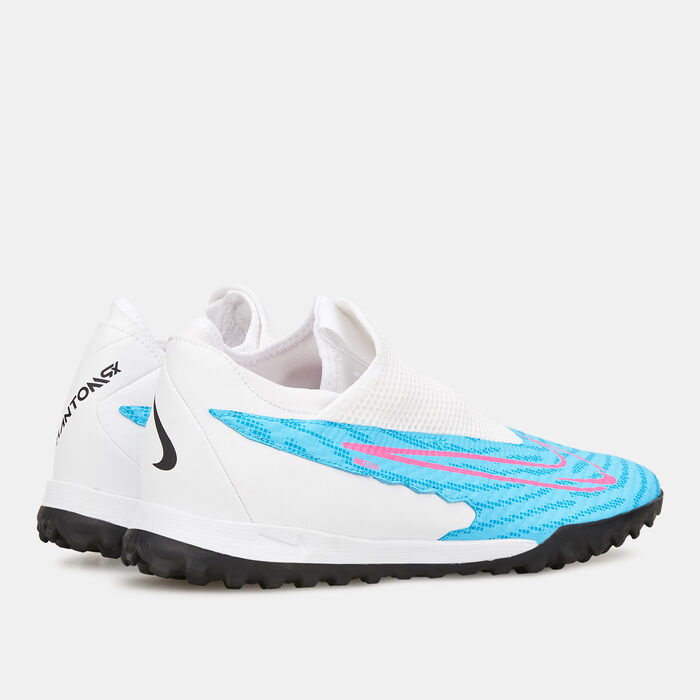 Nike Men's Phantom GX Academy Turf Ground Football Shoe Blue image number 3